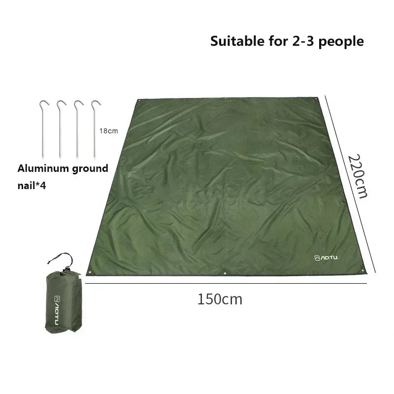 Tent Tarp Rain Sun Shade Hammocks Shelter Camping Survival Sun Shelter Picnic Awning Cover Waterproof Out Hiking Accessories