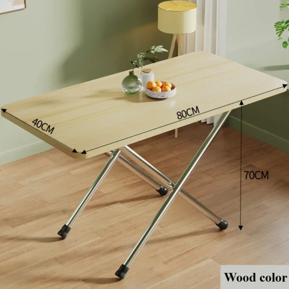 Folding Table Camping Not Easy Shake Durable Rectangular ShapeTable High Load-bearing Capacity Portable Camping Table Foldable