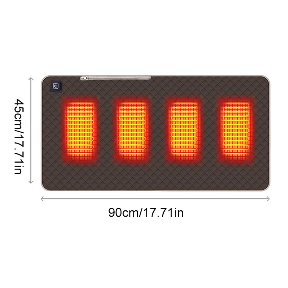 4 Heated Areas Electric Blankets Mat Winter Body Warmer Mattress Thermostat Heating USB Heated Camping Sleep Mat Outdoor Indoor