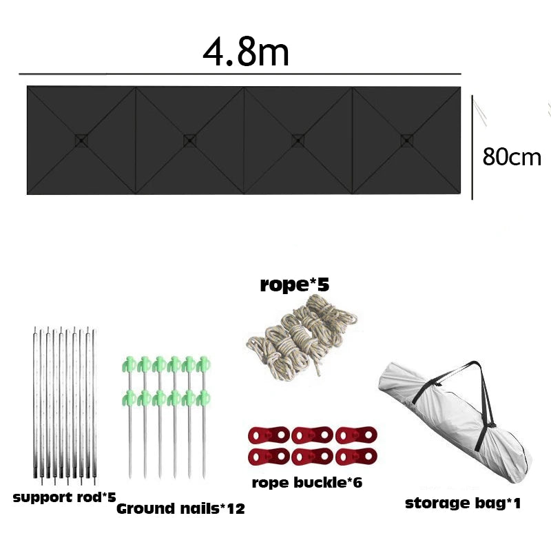 Camping Windscreen Folding Windproof Shield Outdoor Camp Gas Stove Burner Windshield Shelter for Nature Hiking Car Tent Shield