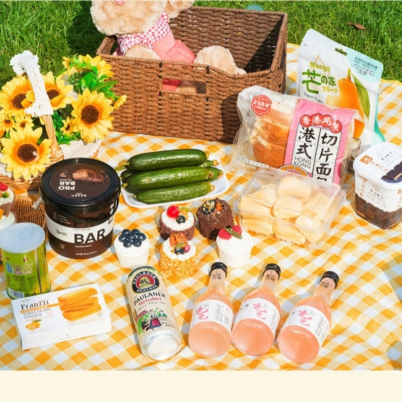 Portable Camping Mat Wear Resistant Camping Grass Mat Waterproof Moisture-proof Picnic Mat For Hiking Beach Travel Outdoor