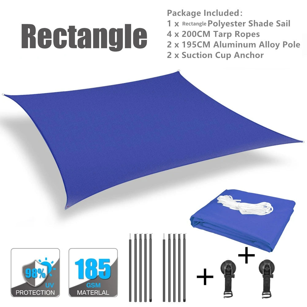 Car Shelter Shade Camping Side Car Roof Top Tent Awning Waterproof UV Portable Camping Tent Automobile Rooftop Rain Canopy