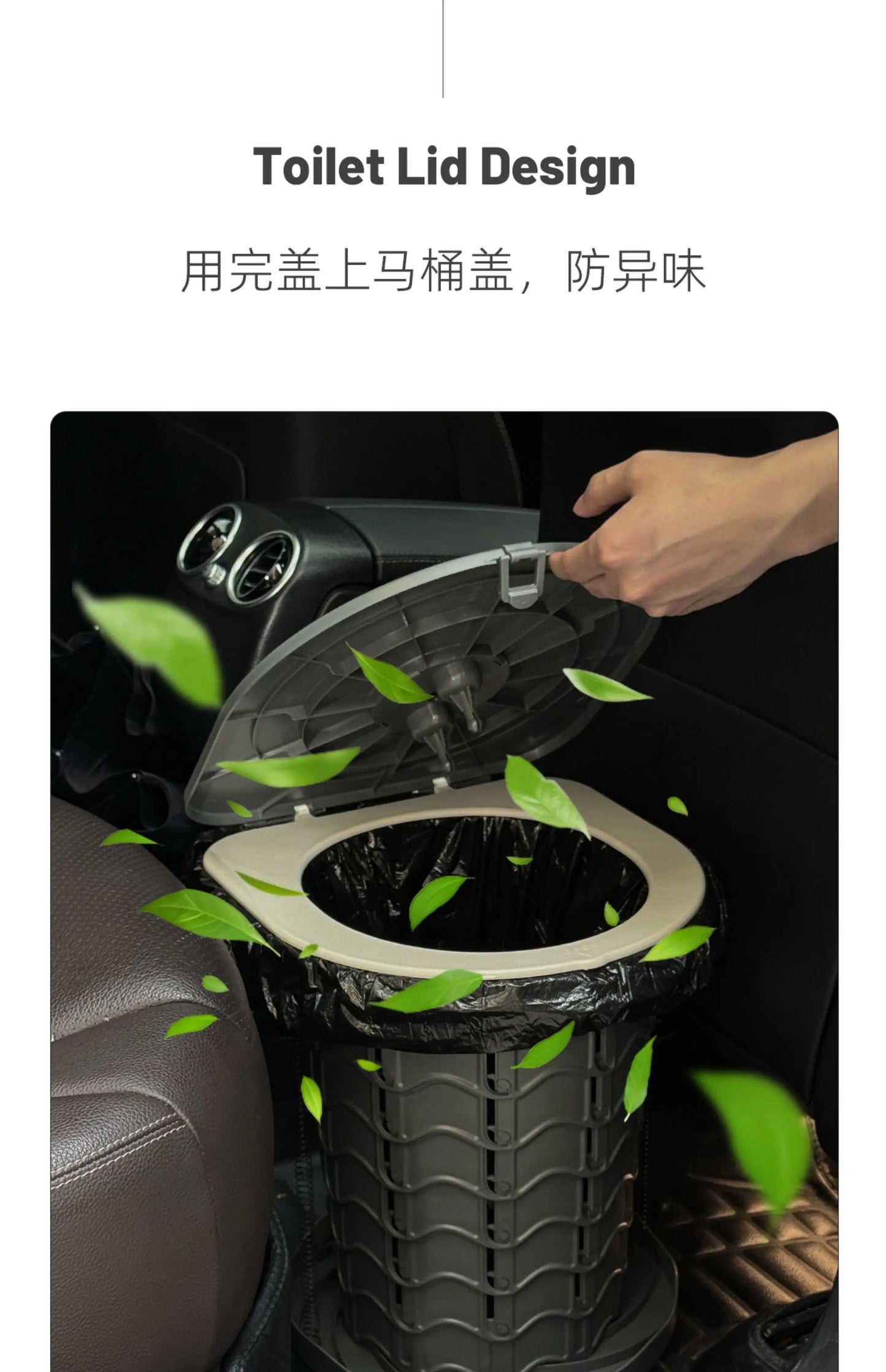 Ultra-Light Foldable Camping Toilet – Portable Outdoor Toilet for RV, Hiking, Emergency, Multi-Function As Stool