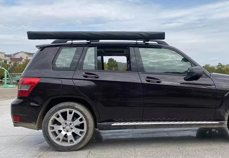 180 Degree Awning Car Rooftop Tent 2m Awning Free Standing With Led 4X4 Outdoor Camping Retractable Vehicle Awning
