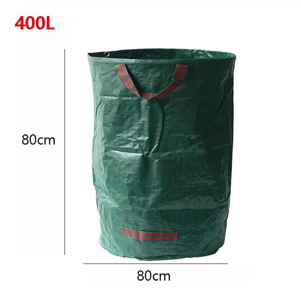 Heavy Duty Large Garden Waste Bag for Yard Leaf Weeds Grass Rubble - Outdoor Trash Bag Garden Rubbish Bags for Waste Bins Storag