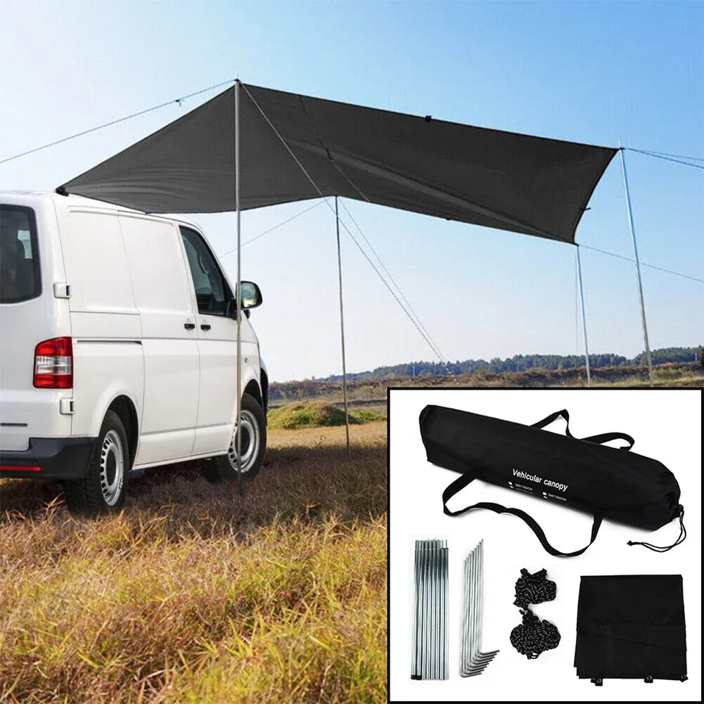 Awning Waterproof Tarp Tent Shade Outdoor Camping Car Awning Side Perg– overlandingco