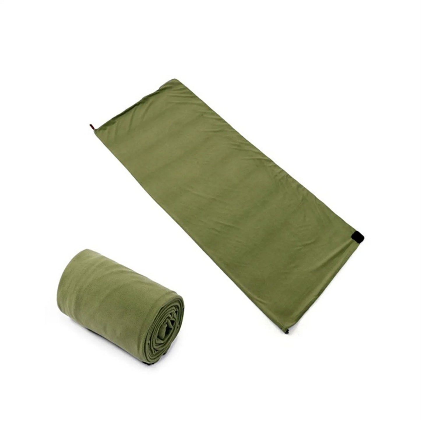 Fleece Sleeping Bag Outdoor Sleeping Inner Liner Equipped Ultra Lightweight Camping Hiking Climbing Essential Warm Dirt Proof