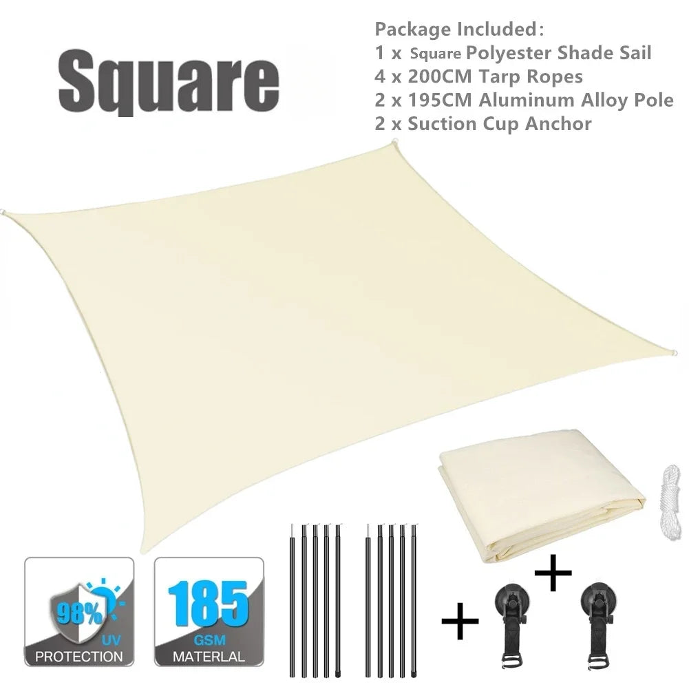 Portable Car Side Awning Tent Waterproof Oxford Awning Anti-UV Car Tent Camping Tailgate Sun Shelter for Camping Fishing Travel