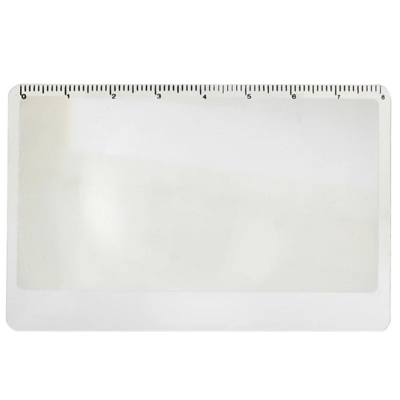 Solar Igniter Fire Starter Ruler Emergency Magnifier Portable Pocket Magnifying Sheet Card for Outdoor Camping Traveling Climb