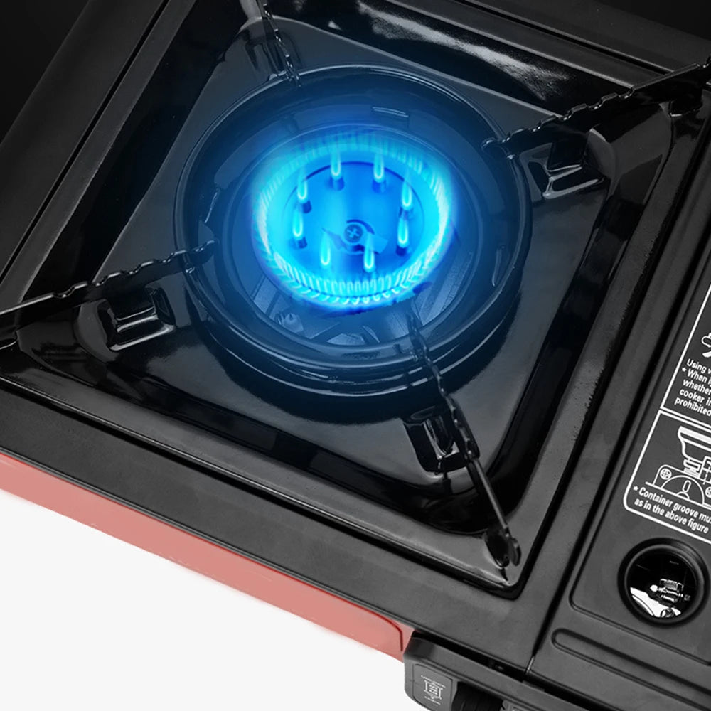 Camping Cookware Set Portable Automatic Ignition Outdoor Stove For Backpacking