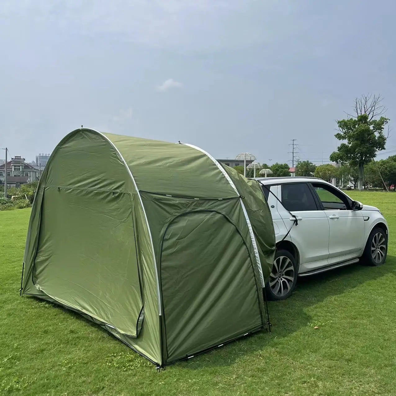 Camping Car Rear Tent Outdoor Car Trunk Tent with Canopy Car Trunk Extension Tent Sunshine-Proof Camping Equipment
