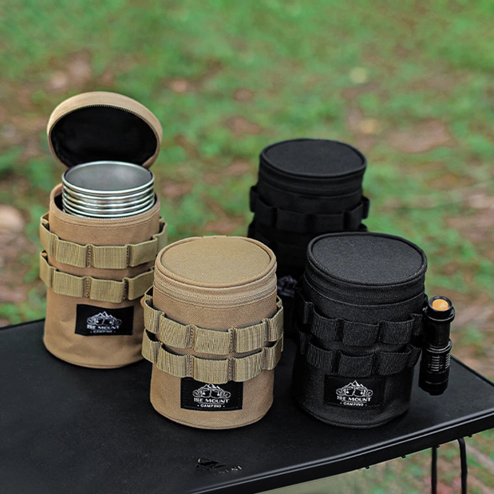 Outdoor Camping Bag Portable Sundries Storage Bag Lightweight Camping Accessory Bag with Hanging Holes Camping Accessories