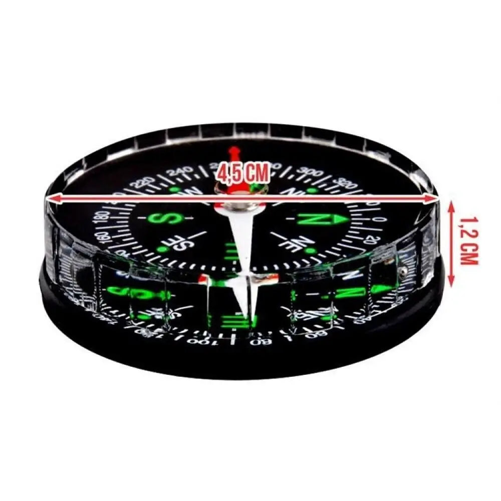 Compass Mini Outdoor 45MM Compass Navigation Compass Camping Hiking Pocket Compass for Camping disorientated Survival tools