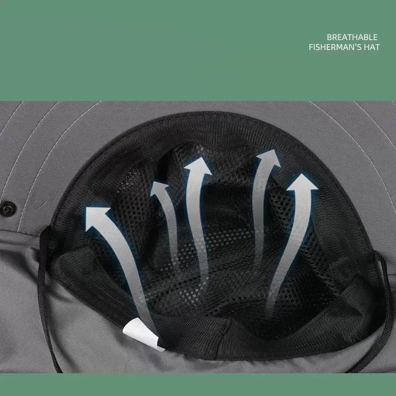 Summer Sun Hats, Outdoor Fishing Hats, Men's And Women's Camping Visors, Bucket Hats, Neck Flap Bucket Hats