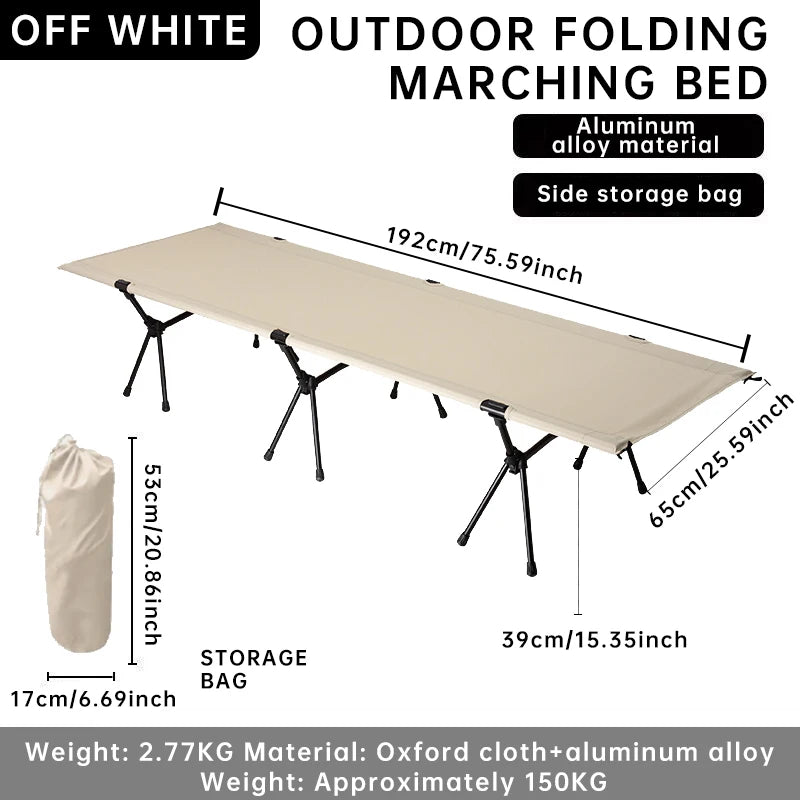 Outdoor Camping Tent, Foldable Bunk Bed Tent, Portable Single Person Marching Bed Tent, Mosquito Proof Beach Tent, Hiking Tent