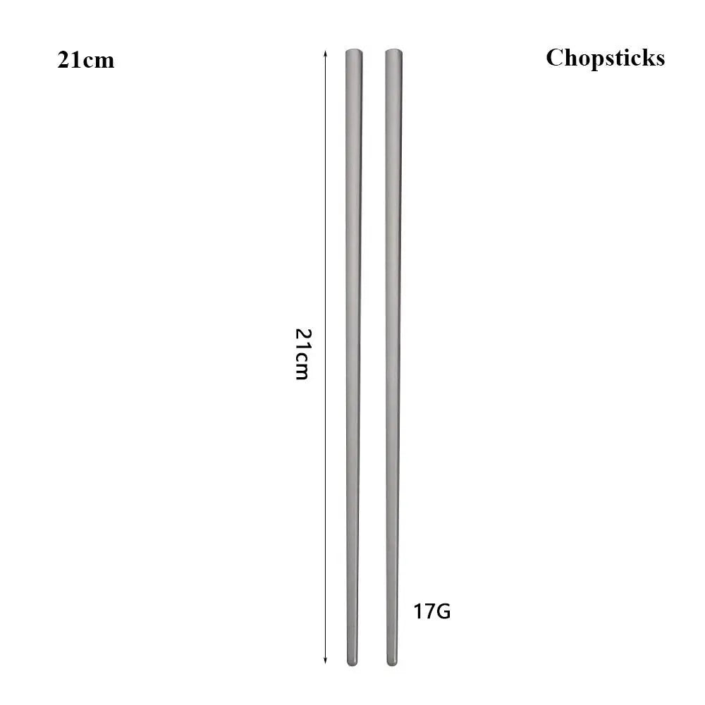 New Portable Titanium Spoon Long Handle Environmental Outdoor Camping Fork Outdoor Picnic Accessories Outdoor Tool