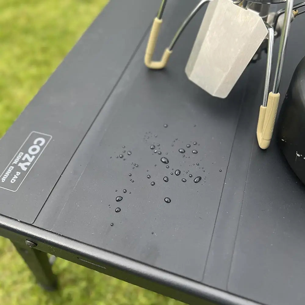 Non Slip Camping Table Mat Heat-Proof Placemat For Patio Waterproof Folding Dining Table Rubber Mat For Kitchen Patio Decor