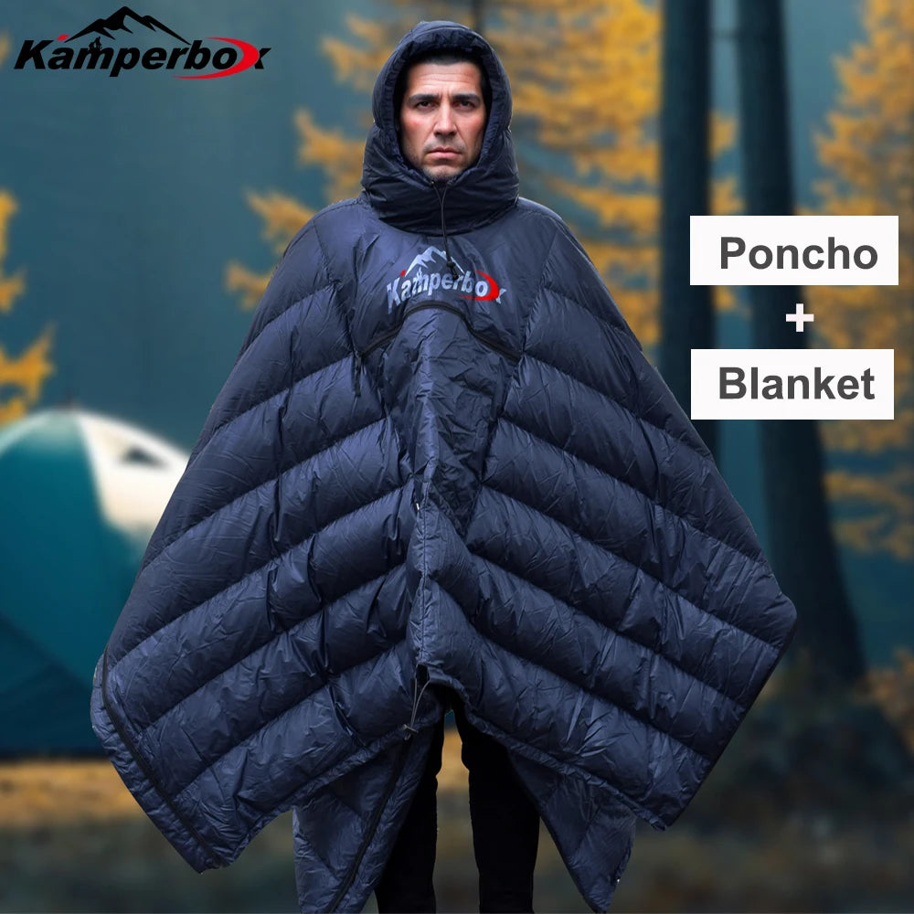 Outdoors Winter Sleeping Bag Blanket  Winter Sleeping Bag Camping Blanket Camping Poncho Synthetic  PC600 Hiking Warm Sleeping