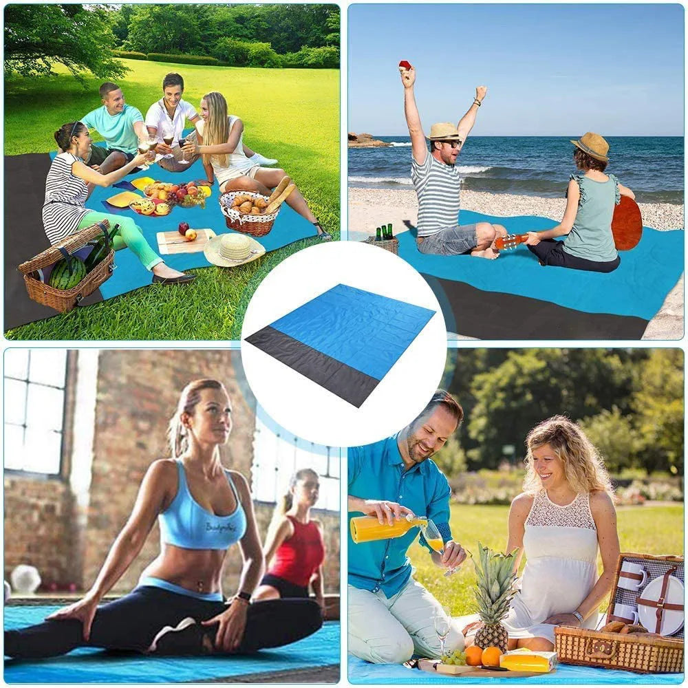 Waterproof Camping Mat Beach Blanket Outdoor Portable Lightweight Mattress Picknic Blanket Tourism Ground Carpet Folding Tent