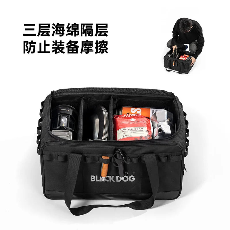 Naturehike-Blackdog 30L Outdoor Camping Equipment Storage Box Outdoor Spring Outdoor Sundries Bag Large Capacity Storage Bag
