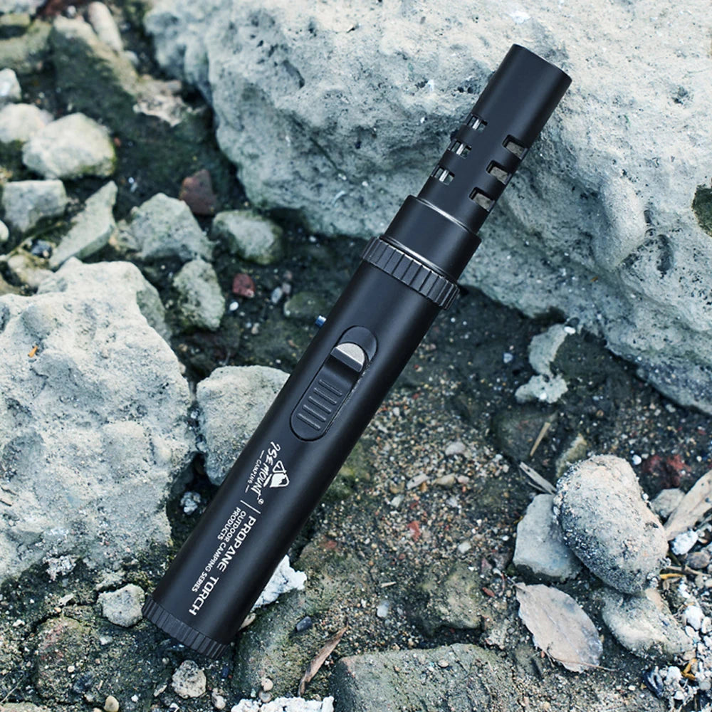 Outdoor Igniter Camping GasTorch Portable Burners Charcoal Burning Tool Picnic BBQ Cooking Flamethrower Circulate Refilled