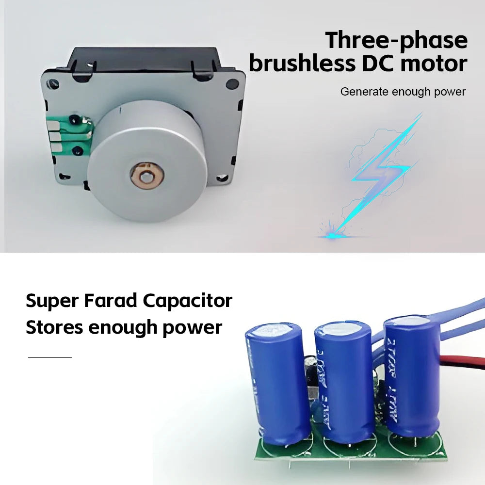 Hand Crank Generator Wilderness Survival Gear Emergency Charger Outdoor Portable Multifunctional Generator 5V USB Charger