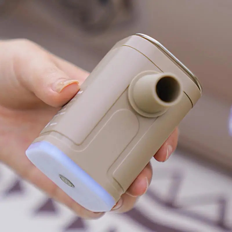 Air Mattress Pump Pool Camp Air Pump 1200mAh Large-Capacity Battery Electric Pumps Multi-Functional For Outdoor Camping Air Bed