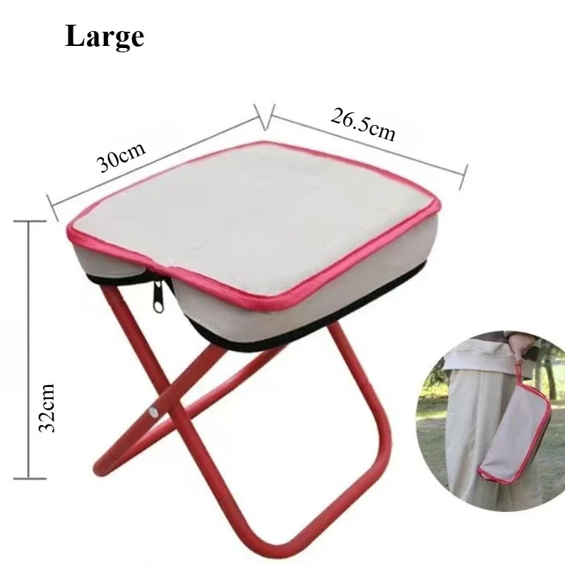 Outdoor Picnic Camping Folding Stool Portable Small Stool Park Picnic Fishing Small Stool Suitable for Outdoor Camping Picnic