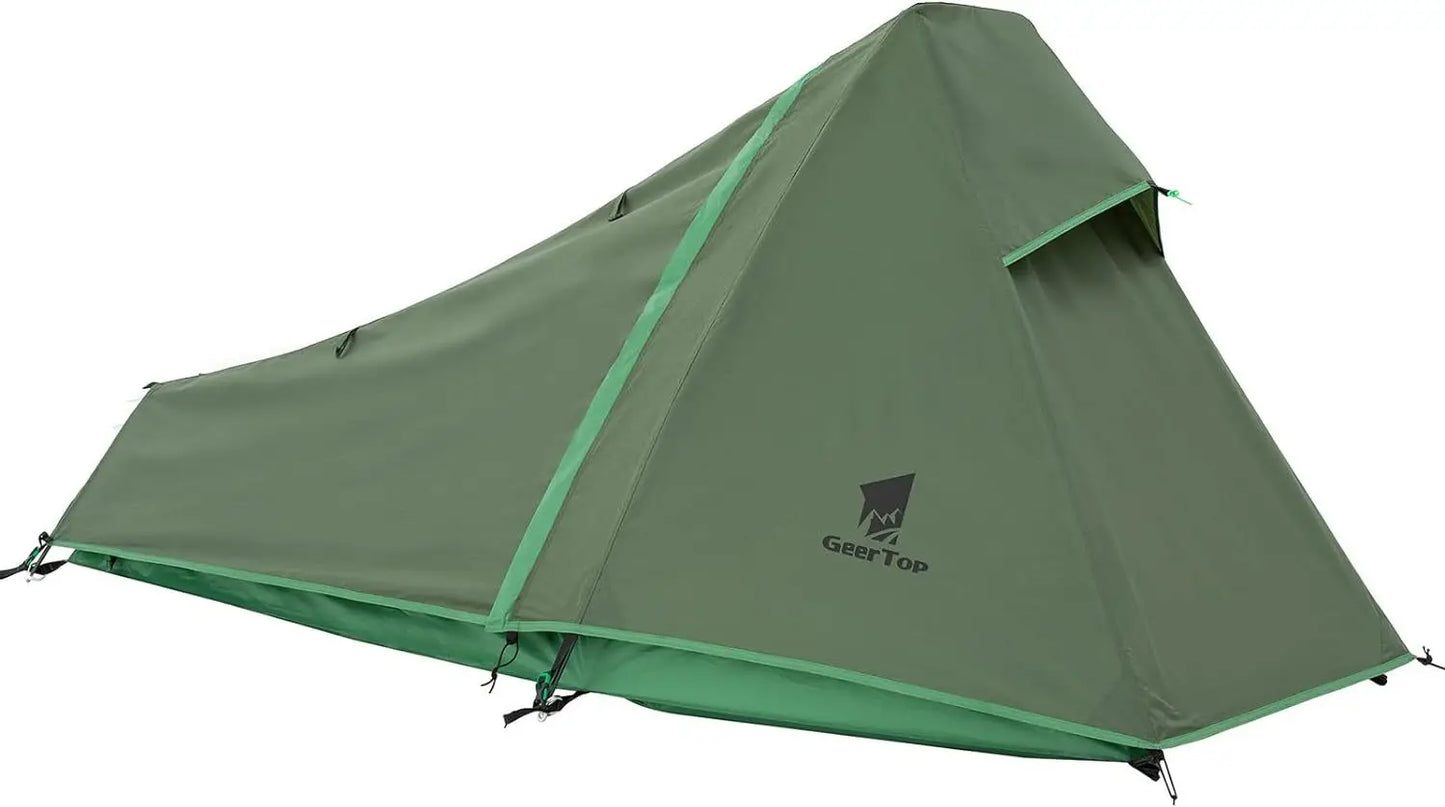 Camo Hunting Outdoor Tent - Portable Waterproof Camping Tent for Hiking & Travel Shelter ultralight  캠핑문