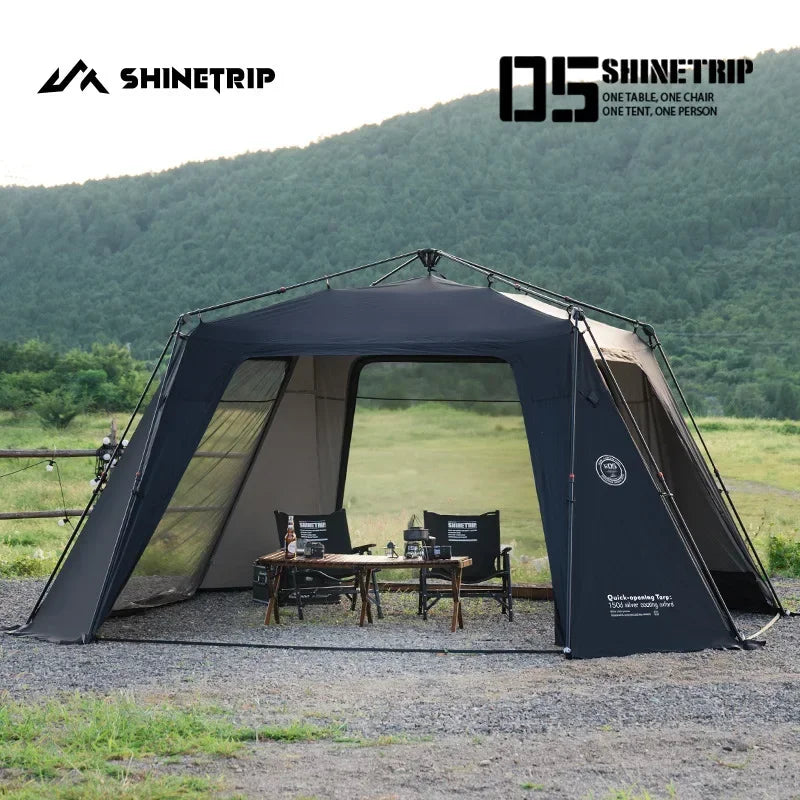 ShineTrip 05 Series Dome camping tent Quick Setup big tent camping car tent Oversized Canopy Waterproof Sunproof gazebo