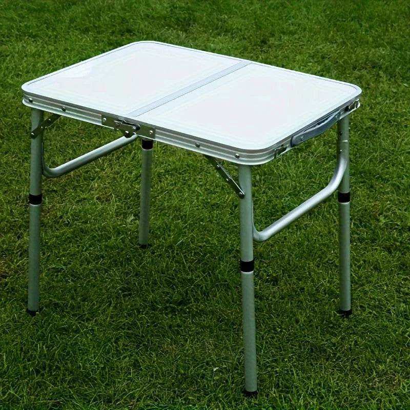 Foldable Portable Camping Table Outdoor Furniture Camping Equipment Camping Table Stainless Steel Picnic Desk Nature Hike