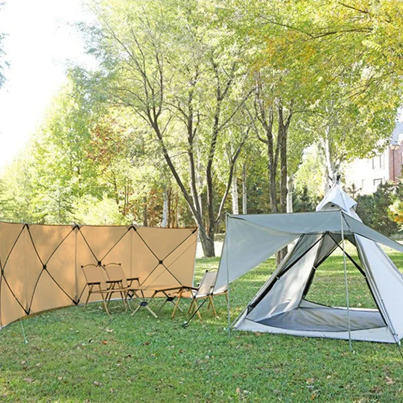 Camping Windscreen Tent Outdoor Cool Folding Windshield Canopy Tent Shelter  Windscreen Shelter Picnic Camping Windscreen