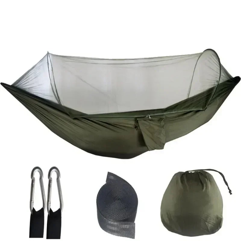 Hammock Tent Camping Suspension Mosquito Net Hammock Mosquito Proof Cloth Outdoor Portable Stable Camping Picnic Swing Hammock