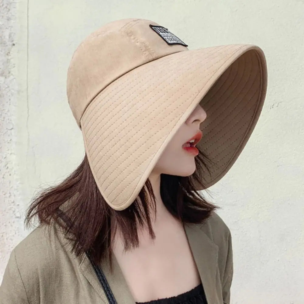 UV Protection Women Hat Fashionable Visor Big Brim Summer Hats Outdoors Sun Protection Breathable Sun Protection Caps