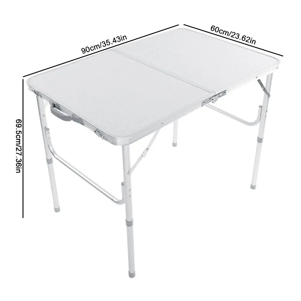 Aluminum Camping Table Picnic Table Camping Table Foldable Folding Table Desk Camping Outdoor Garden Picnic Aluminium Alloy