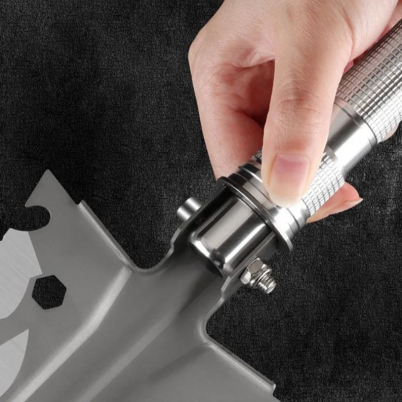 Outdoor Multifunctional Shovel Outdoor Camping Folding Collapsible Shovel Outdoor Survival Non-slip Handle Adjustable Tools