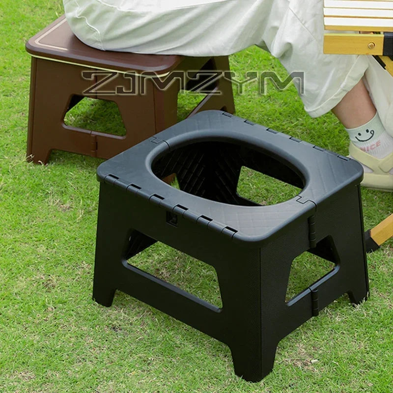Outdoor Car Toilet Camping Toilet Stool Adult Portable Folding Ladies Travel Emergency Mobile Toilet,변기, 화장실