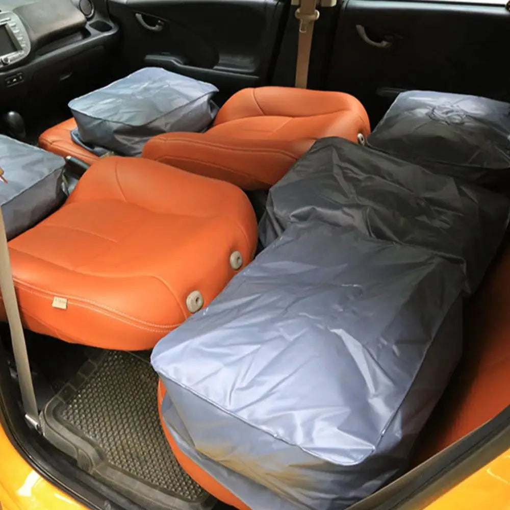 Car Inflatable Stool Cushion  Air Mattress  Ultimate Car Comfort Portable Cushion Rear Seat Gap Pad Auto Air Cushion Bed