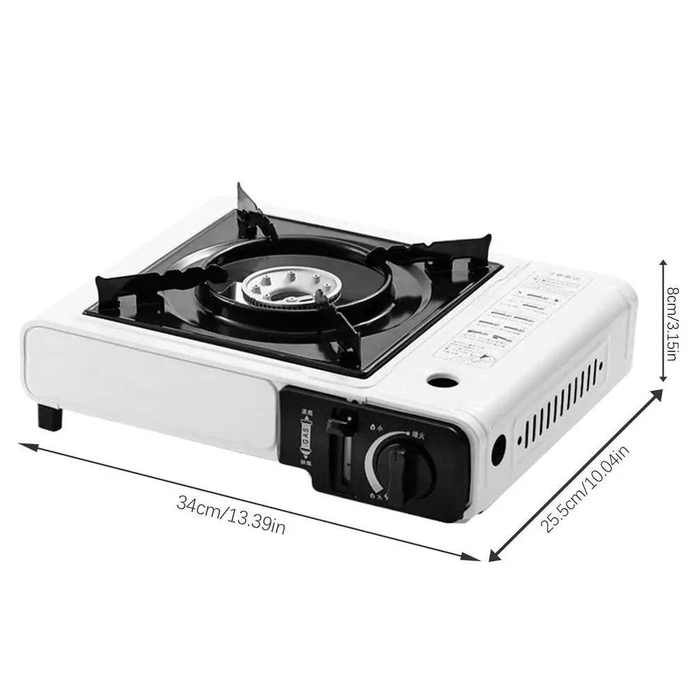 Portable Camping cassette stove with windproof ring Cooking Gear Outdoor Picnic camping Burner for home camping and travel