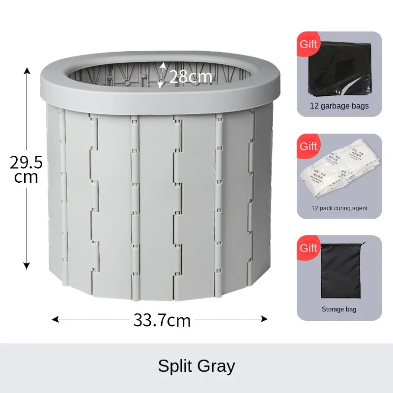 Car Folding Toilets Portable Toilets Commode Potty Car Toilets Camping Toilet Travel Bucket Toilet Seat Outdoor gadgets