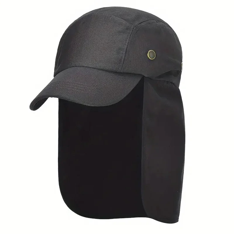 1 Piece Sun Protection Hat Fishing Hat Outdoor Mountaineering Sun Hat Face Cover Shawl Hat