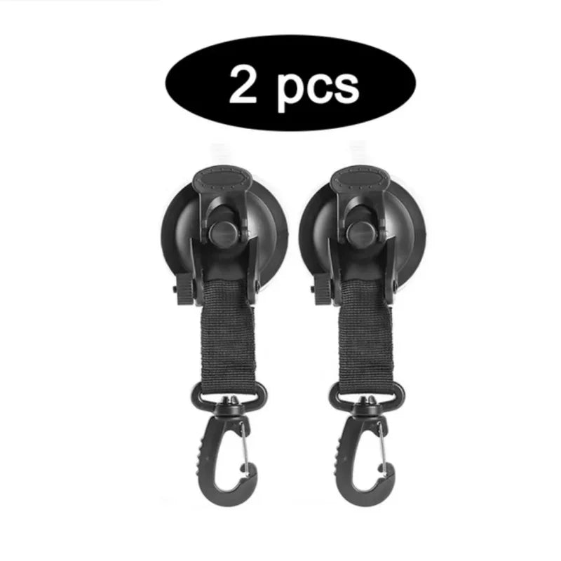 4Pcs Car Tent Suction Cups Buckle Side Round/Triangular Awning Anchors Outdoor Camping Tent Suckers Anchor Securing Hook