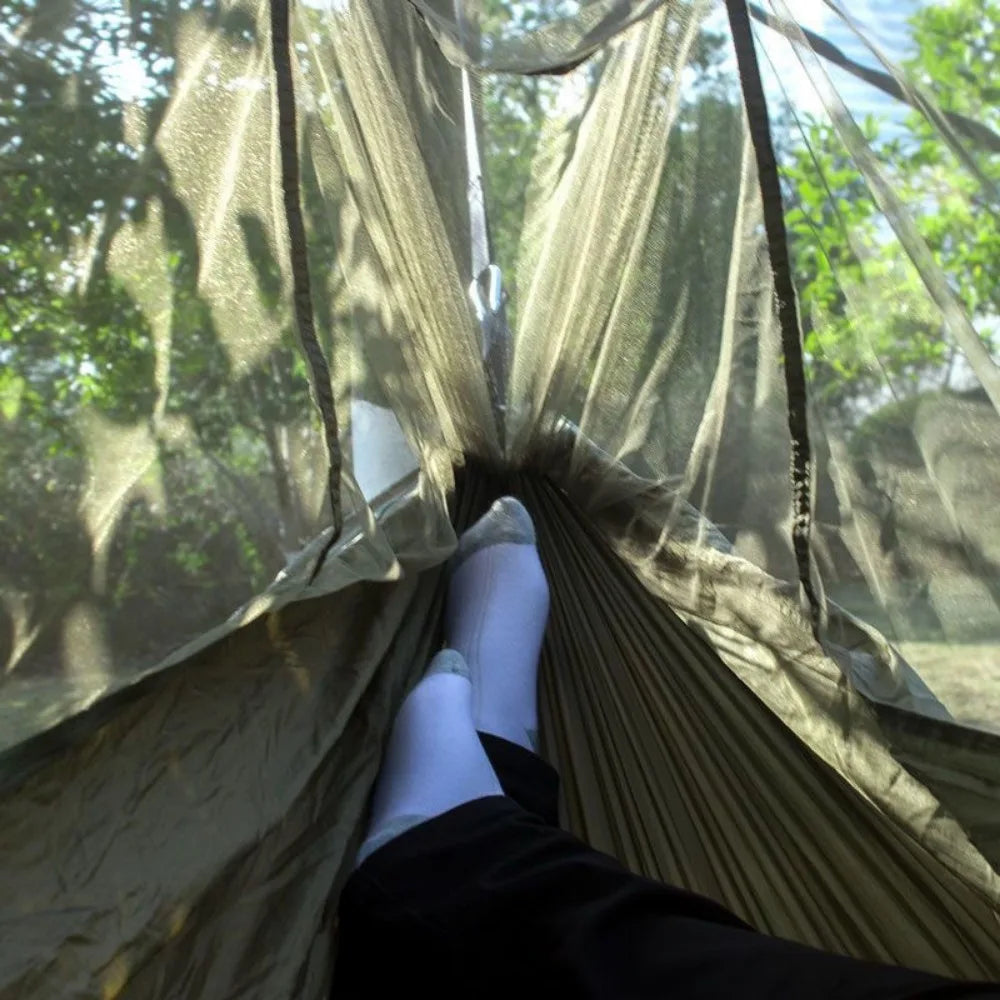 Outdoor Mosquito Net Hammock Camping With Mosquito Net Ultra Light Nylon Double Camping Aerial Tent Portable Travel Outdoors