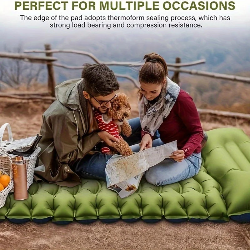 Camping Hiking Camp Sleeping Gears Air Mattresses Compact Ultralight Self-Inflating Camping Air Mattress Backpacking Hiking Tent