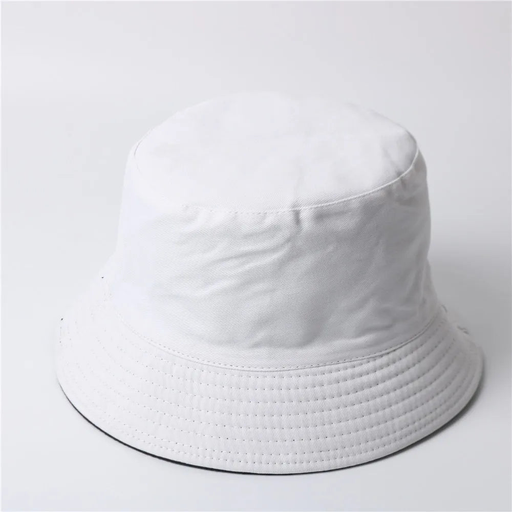 Free Custom LOGO Design Double-sided Bucket Hat Ladies Men Summer Fishing Hat Leisure Fishing Hat Panama  Bob Bucket Gorros