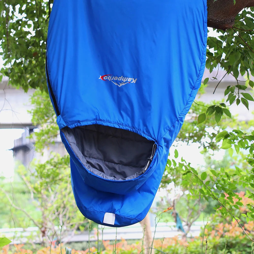 Outdoor Camping Cotton Sleeping Bag Breathable Water-Repellent Windproof Portable Lightweight Backpacking Sleeping Bag