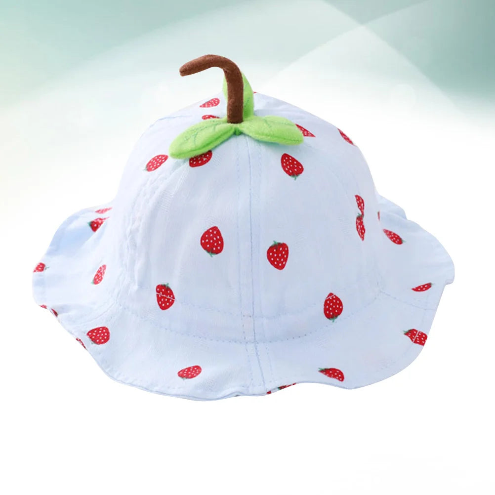 Baby Bonnet UV Protection Hat Kids Sun Fisherman Wide Bucket Pink Toddler