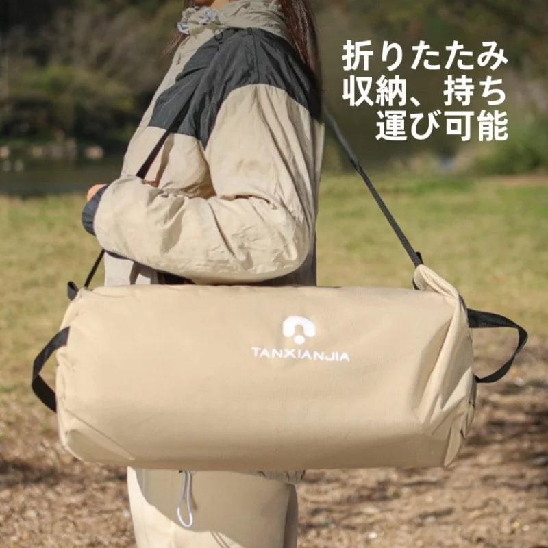 Camp Cot  Camping  Bed  Aluminum Alloy Folding Bed Ultra-Light Lightweight Outdoor Camping Tent Self-Driving Lunch Break 4 Rods