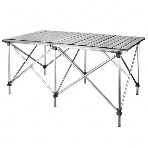 Beach Self-Driving Travel Barbecue Camping Outdoor Lifting Folding Table Aluminum Camping Picnic Table Portable Dining Table
