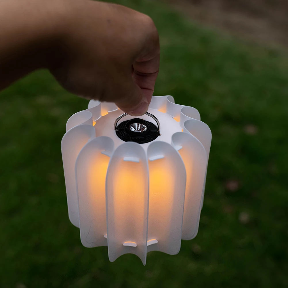 For GZ Pumpkin Shape Lampshade Ultralight Camping Light Lampshade Waterproof Camping Lamp Cover Camping Light Accessories